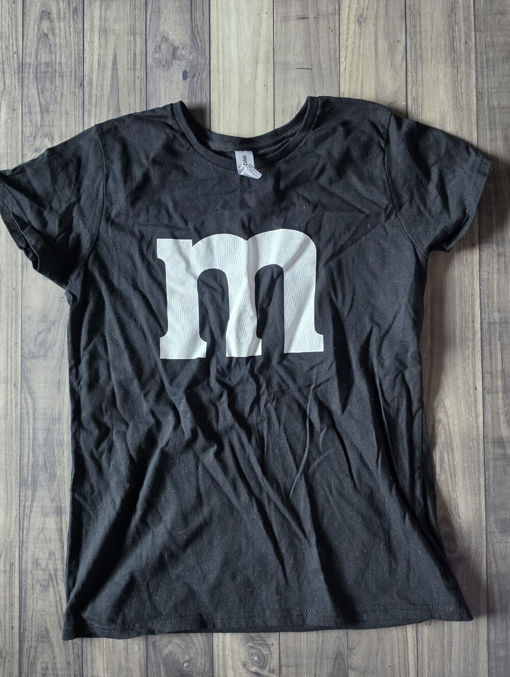Gildan M&M Women's Black Graphic Tee/Costume